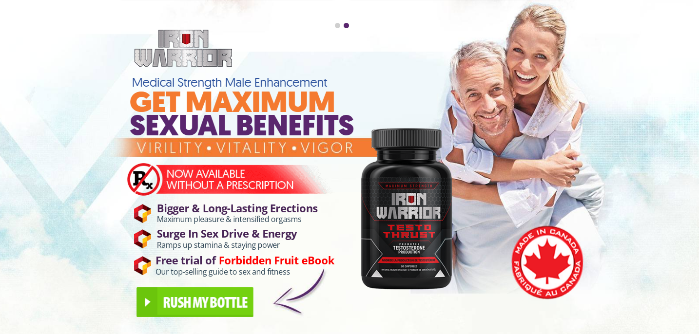 Iron Warrior Testo Thrust - Bigger & Long-Lasting Erections! Special Offer