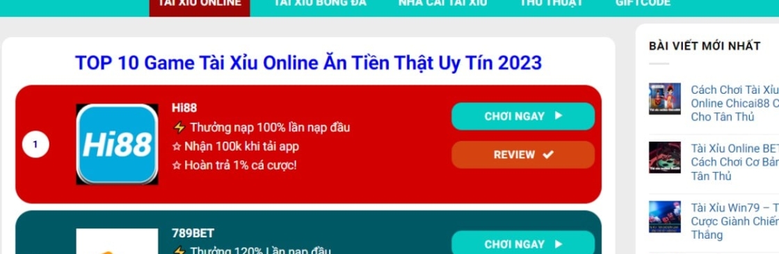 Tài xỉu online Cover Image