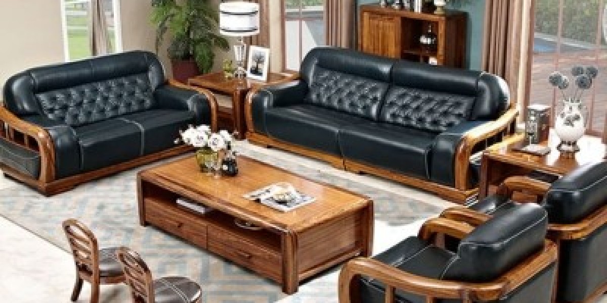 Wooden Sofa Set