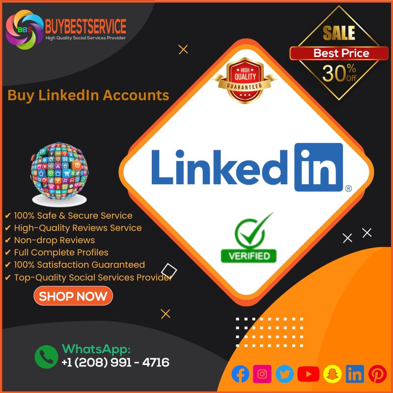 Buy LinkedIn Accounts - 100% Email Verified Accounts