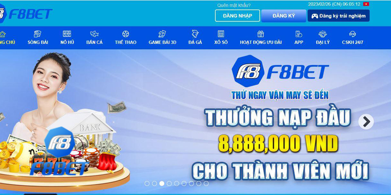 F8BET - LINK TRANG CHỦ CHÍNH CHỨC NHÀ CÁI F8BET ?️