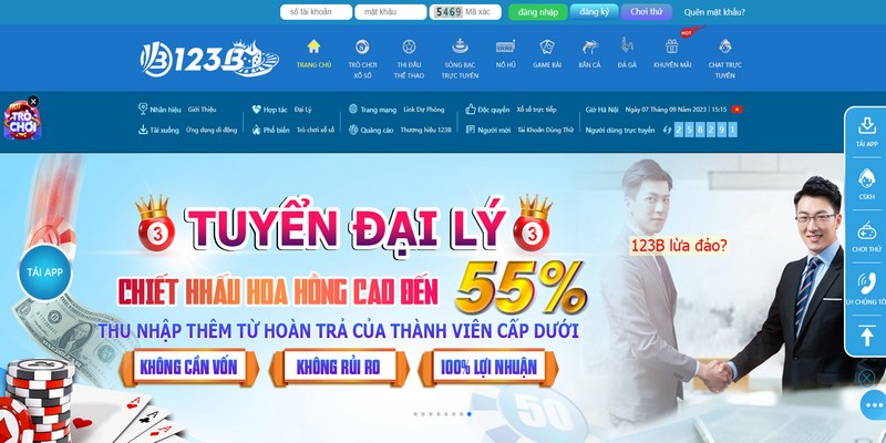 123B lừa đảo có phải là thông tin thật hay không