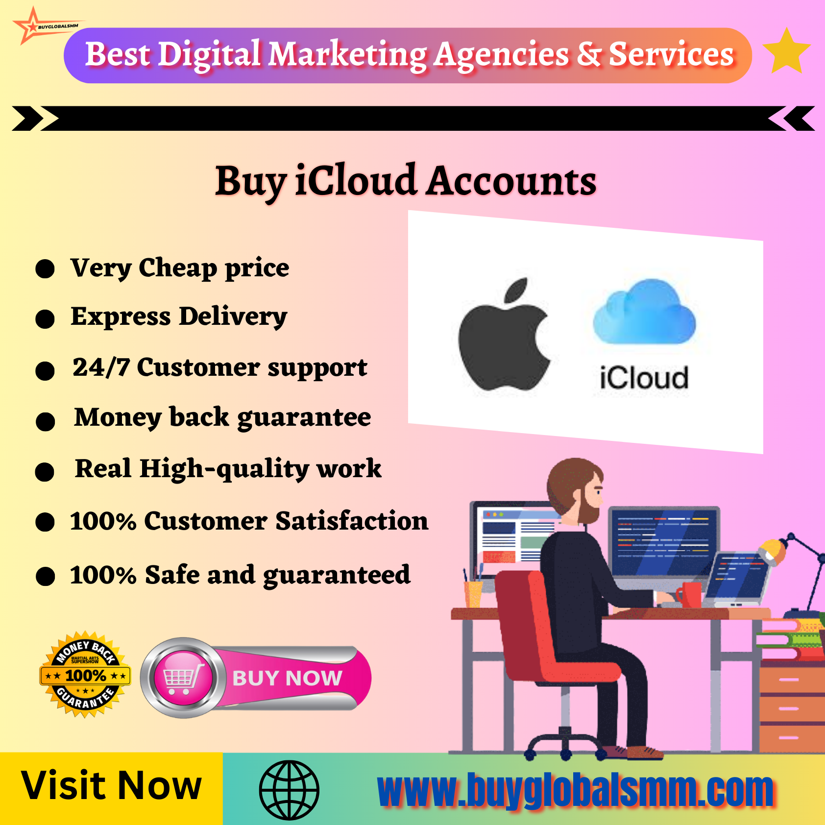 Buy iCloud Accounts-100% Phone Verified & Cheap...