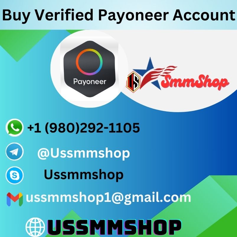 Buy Verified Payoneer Account - 100% safe US,UK, CA Verified