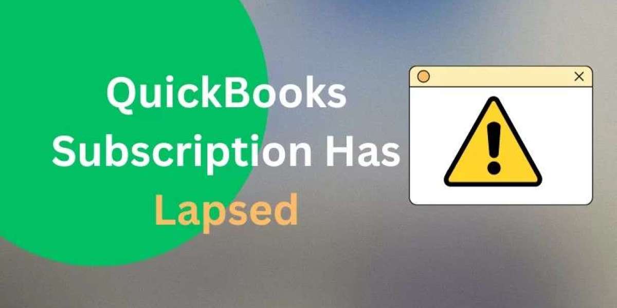 QuickBooks Subscription Has Lapsed