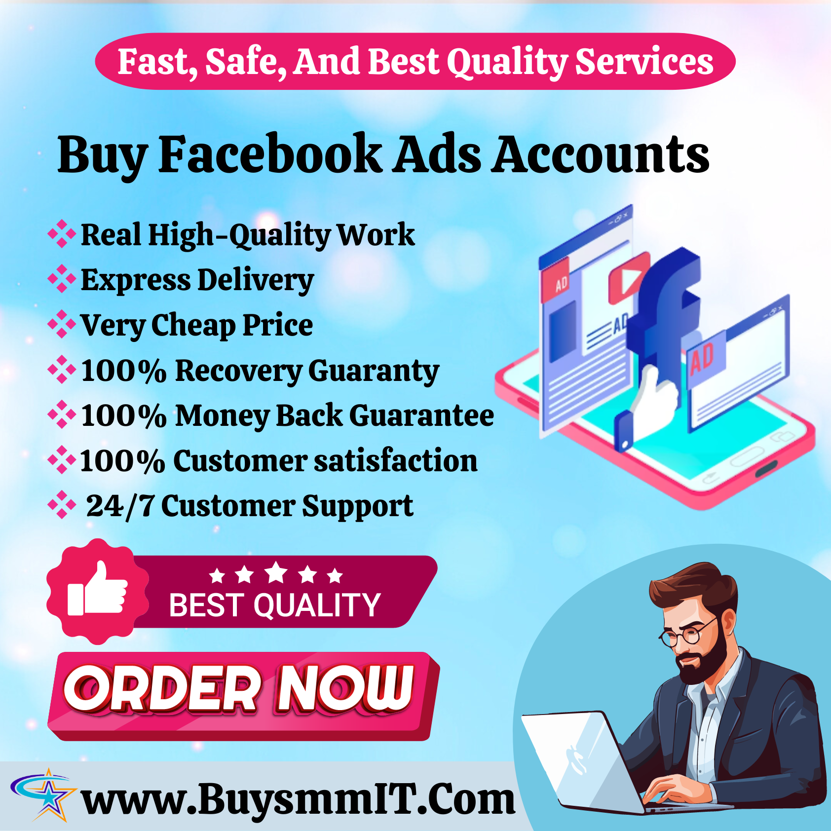 Buy Facebook Ads Accounts - Get Verified FB Accounts