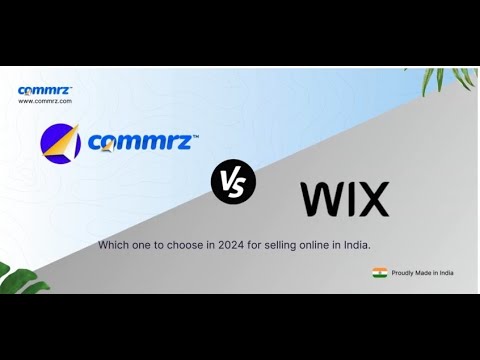 Best Website Builder for E-commerce | Wix vs Commrz - YouTube