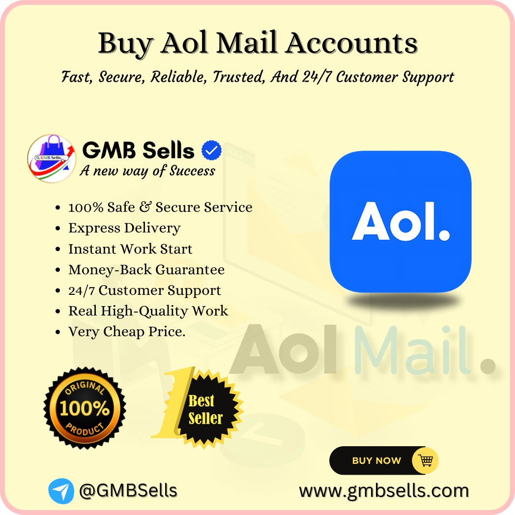 Buy Aol Mail Accounts - GMBSells