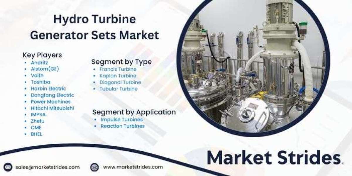 Hydro Turbine Generator Sets Market Size, Share, and Forecast to 2031 | Market Strides