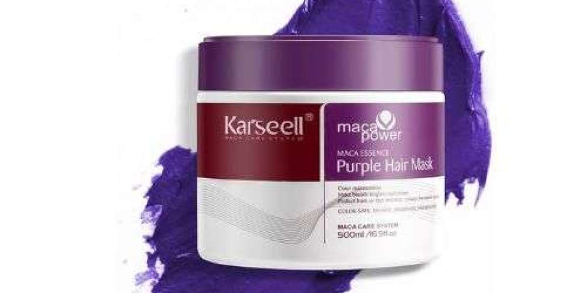 Revitalize Your Blonde Hair with Karseell Maca Power Purple Hair Mask