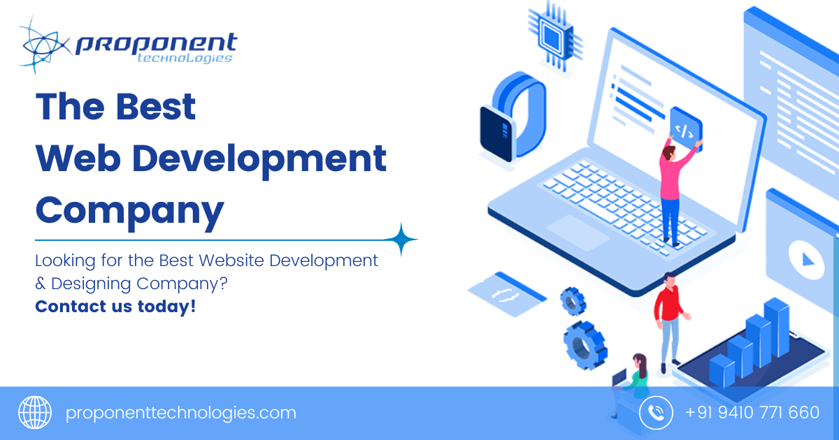 Web Designing & Development Services In India | Proponent Tech