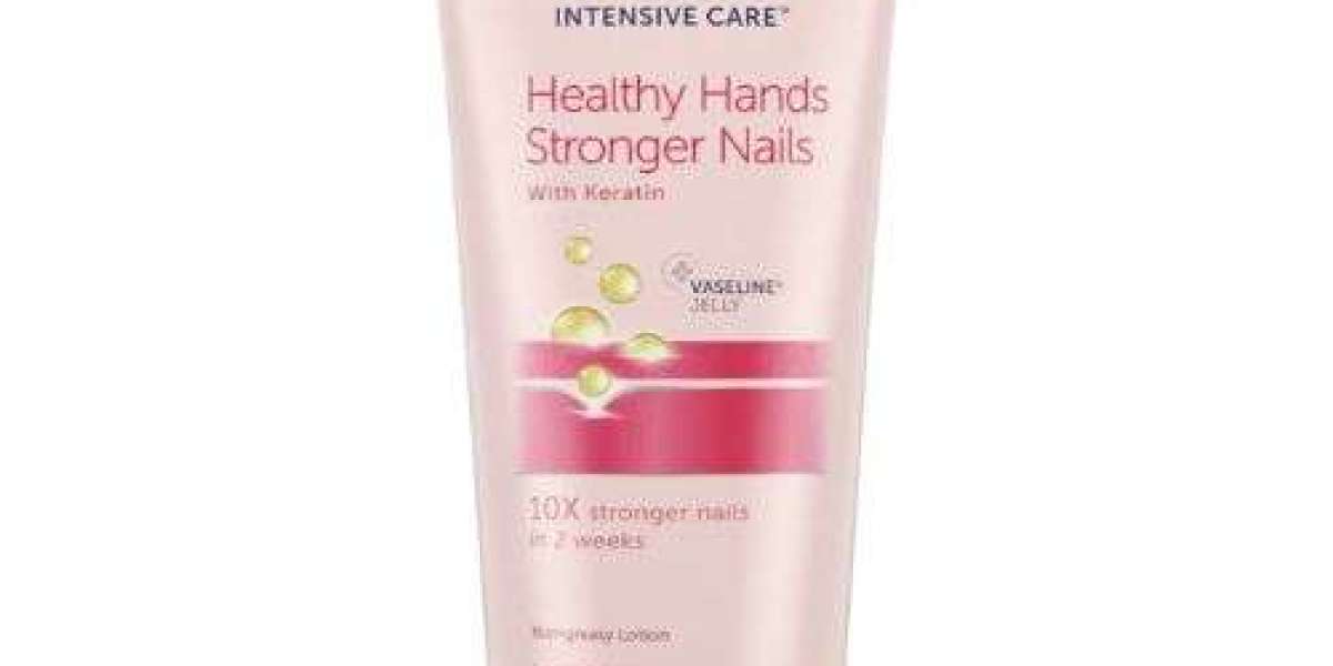 Vaseline Intensive Care Healthy Hands, Stronger Nails Hand Cream for Softer Hands and Stronger Nails