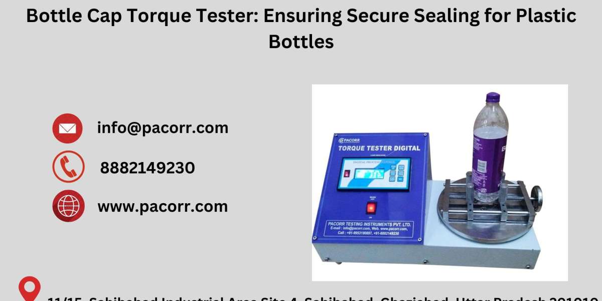 Pacorr.com’s Bottle Cap Torque Tester: Enhancing Product Safety with Reliable Torque Testing