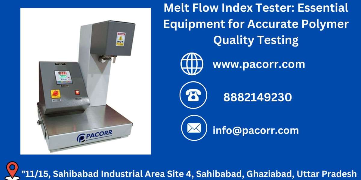 Optimize Your Polymer Manufacturing Process with High-Performance Melt Flow Index Tester from pacorr.com