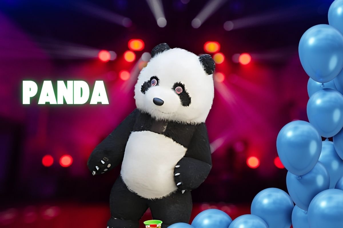 Hire Panda Bear Live Cartoon Characters For Birthday Party