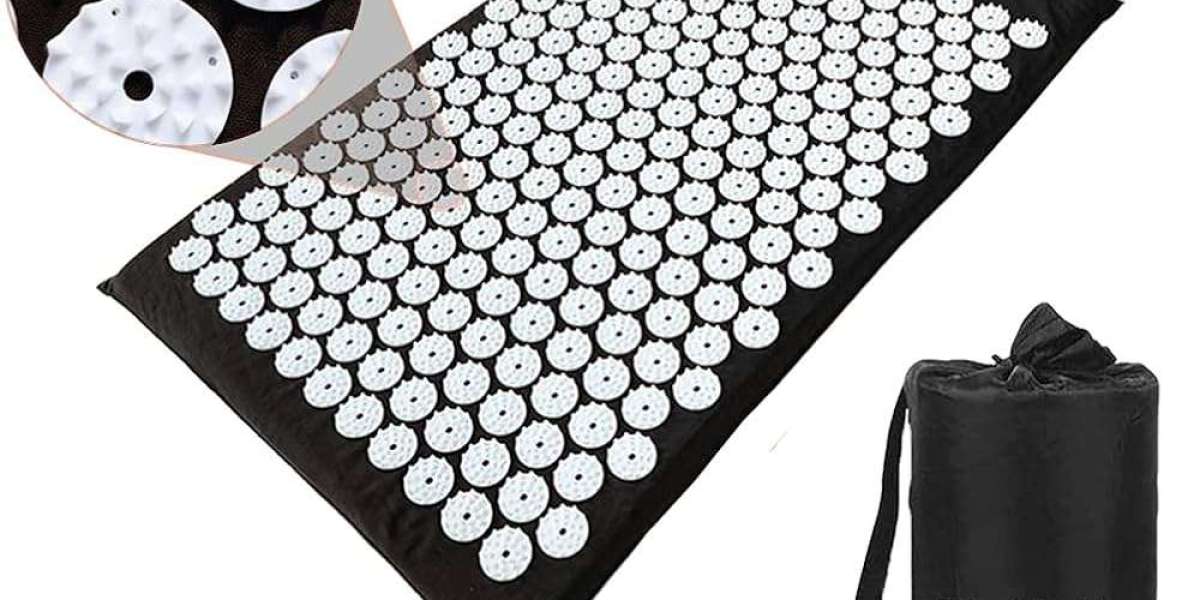 Acupressure Mat and Pillow for Chronic Tension Relief