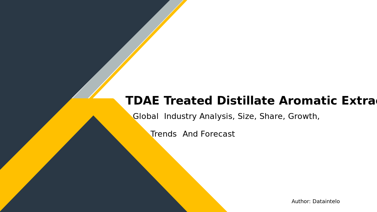 TDAE Treated Distillate Aromatic Extract Market Research Report 2024-2032