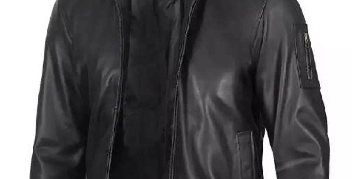 Elevate Your Style with a Classic Bomber Leather Jacket