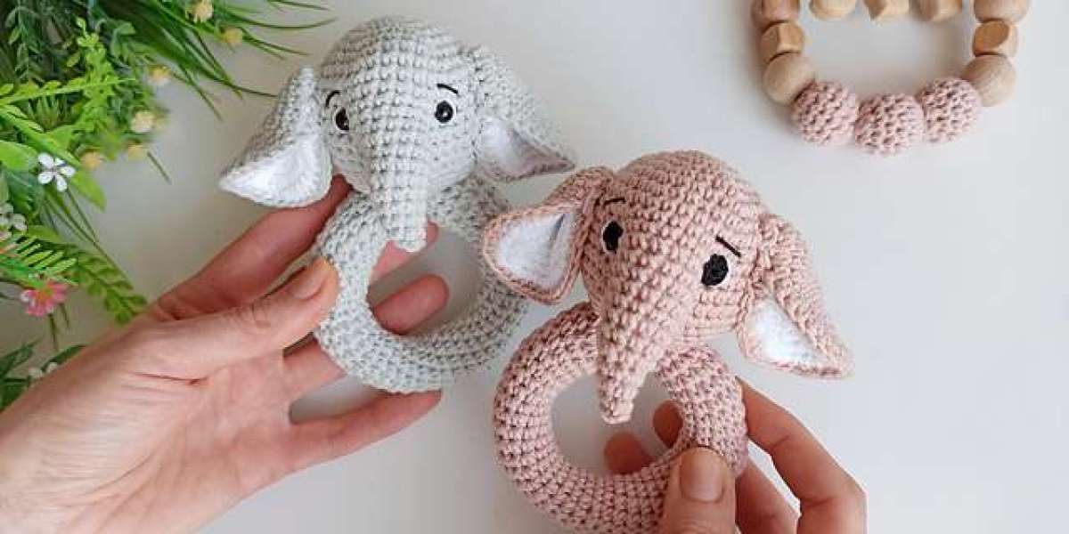 Cuteness Overload: Meet the Elephant Crochet Rattle!