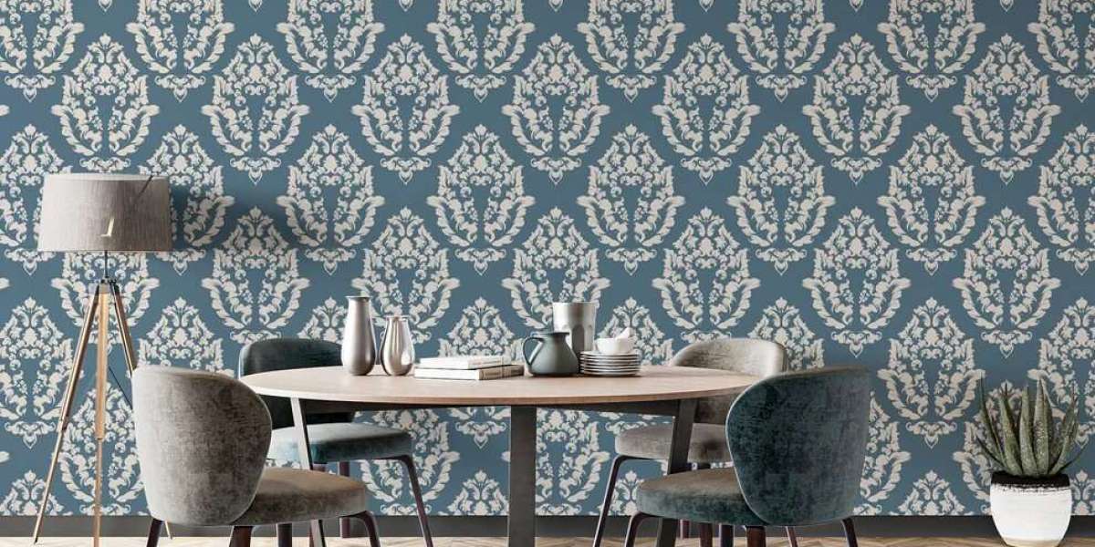 Timeless Texture, Trendy Format: Damask Peel and Stick Wallpaper Ideas