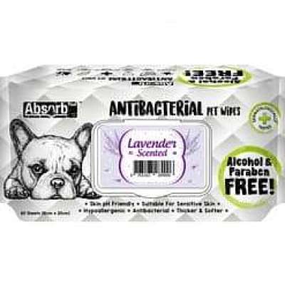 AbsorbPlus Antibacterial Pet Wipes 80pcs (Lavender) – Buy Now! Profile Picture