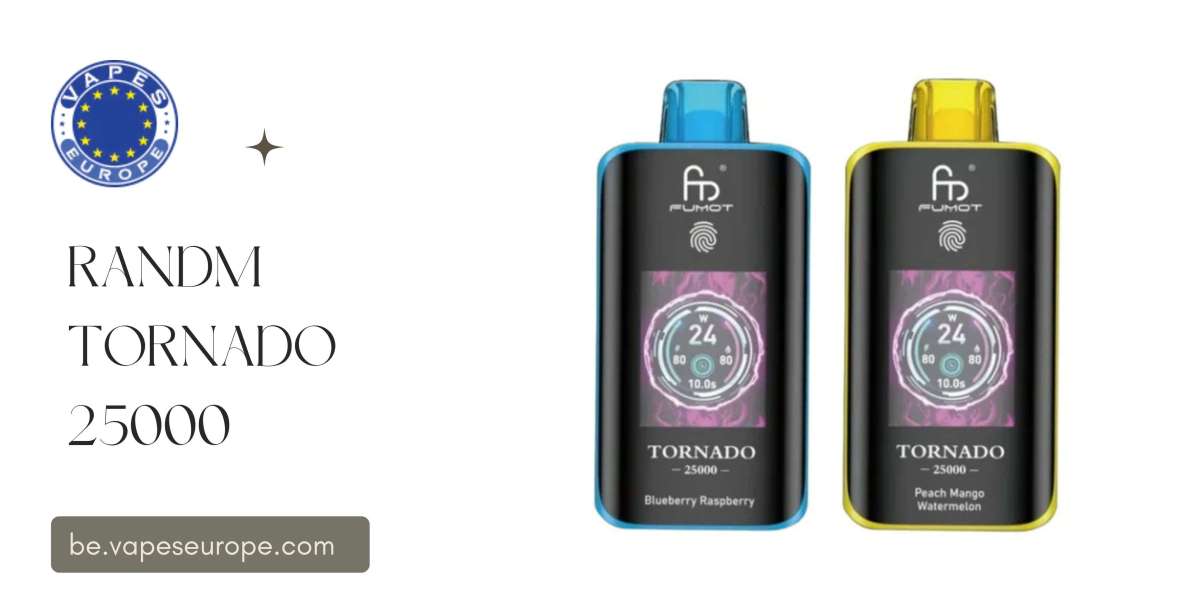 RandM Tornado 25000: De Nieuwe Generatie Wegwerp Vapes met Kracht, Smaak en Innovatie