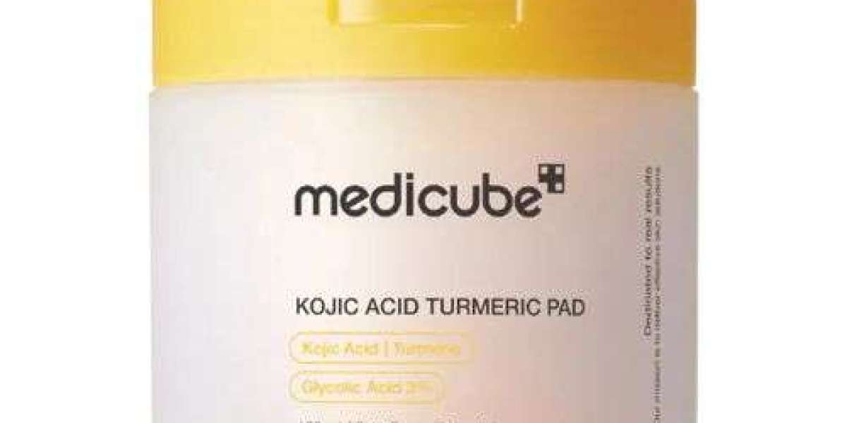 For Bright, Smooth, and Even Skin With Medicube Kojic Acid Turmeric Pad With 3% Glycolic Acid