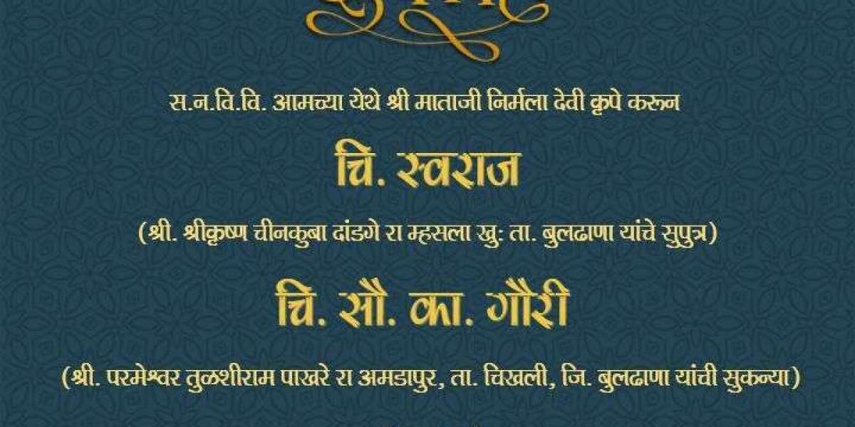 Elegant Buddhist Wedding Invitation Card Online Free